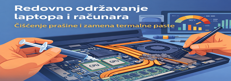 Redovno održavanje laptopa i računara – zašto je važno i kada je vreme za servis