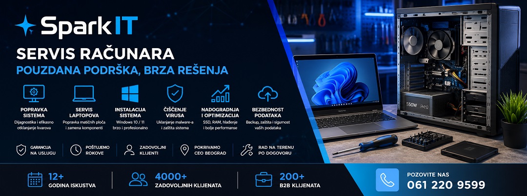 Servis računara i laptopova u Beogradu